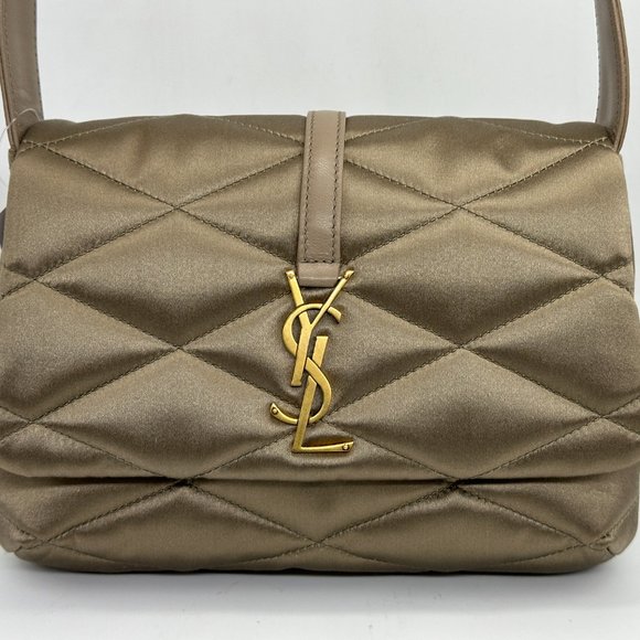 Saint Laurent YSL Monogram LE 57 Matelasse Quilted Satin Shoulder Flap Bag - Picture 4 of 16